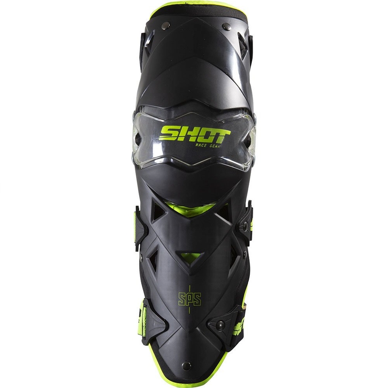 Knieschützer Shot Interceptor schwarz-fluo gelb