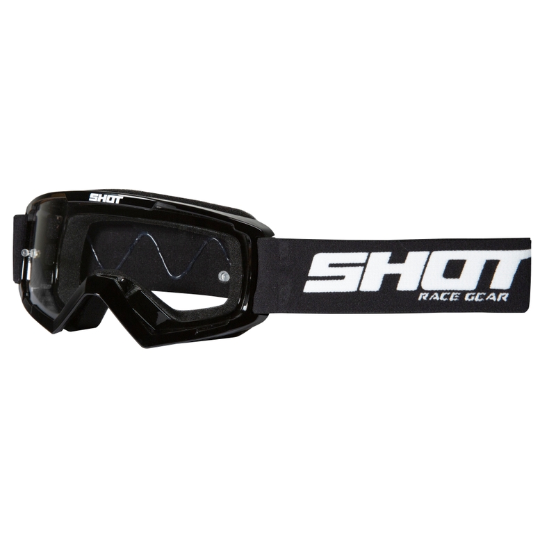 Kinder-Motocross-Brille Shot Rocket schwarz