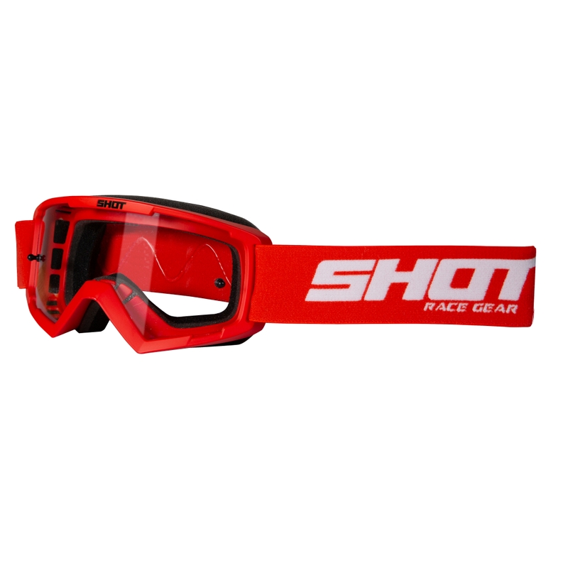 Kinder-Motocross-Brille Shot Rocket rot
