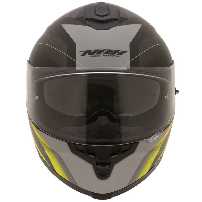 Integral Motorradhelm NOX N302S Quest schwarz-grau-gelb Ausverkauf
