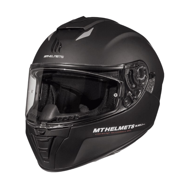 MT Blade 2 SV Massiv schwarz matt Integral Motorradhelm - Grade II