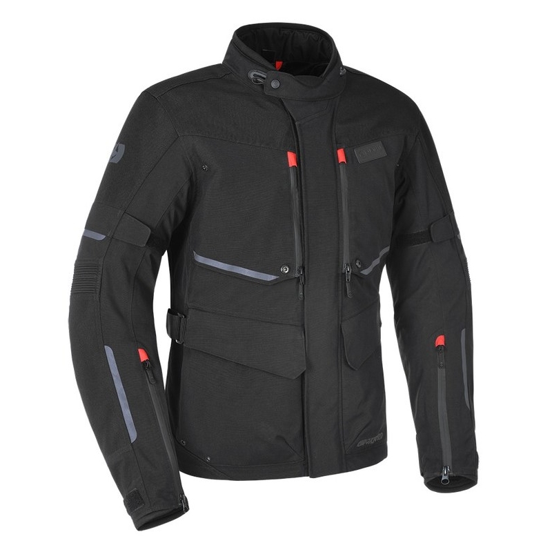 Oxford Advanced Mondial Schwarze Motorradjacke