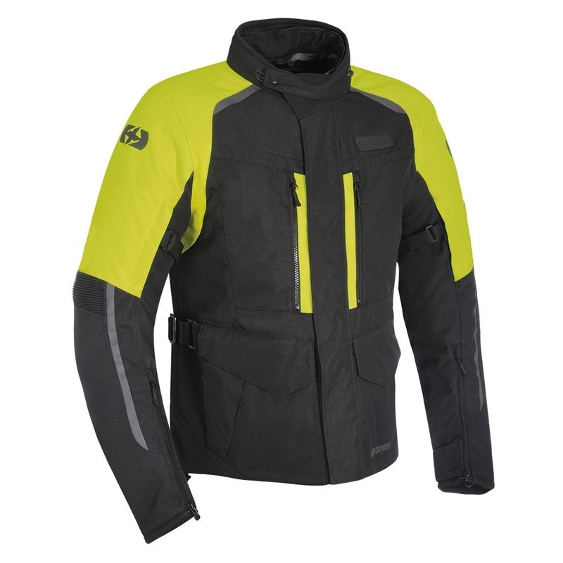 Oxford Advanced Continental schwarz-fluorgelbe Motorradjacke