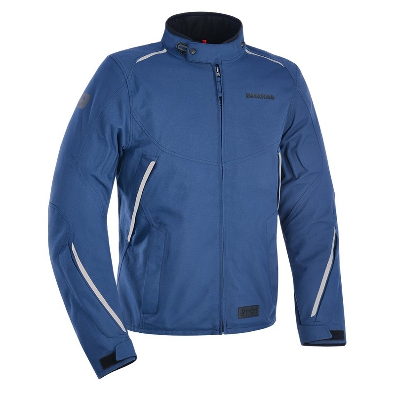 Oxford Advanced Hinterland Blau-Schwarz Motorradjacke Ausverkauf