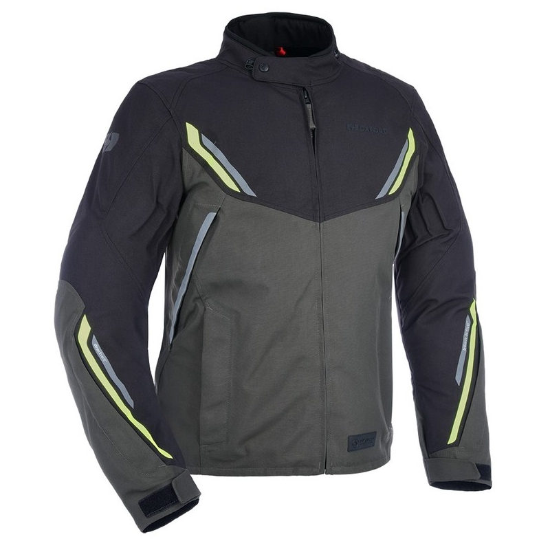 Oxford Advanced Hinterland schwarz-grau-fluo gelb Motorradjacke