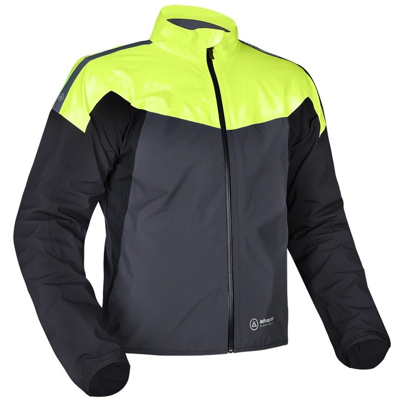 Oxford Advanced Rain Seal Pro Schwarz-Grau-Fluo Gelb Regenjacke Ausverkauf