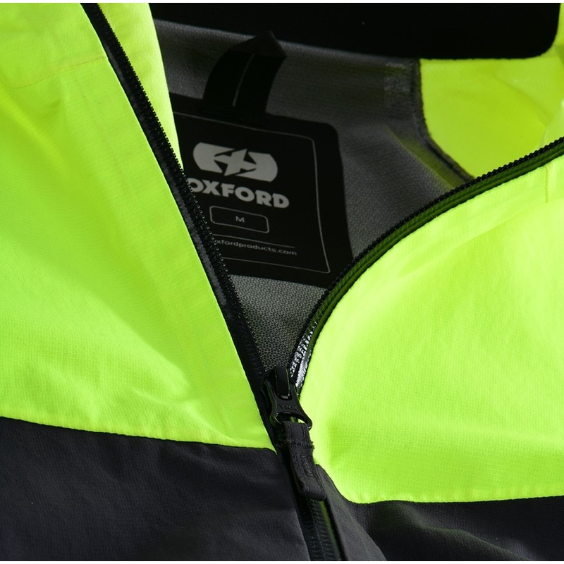 Oxford Advanced Rain Seal Pro Schwarz-Grau-Fluo Gelb Regenjacke Ausverkauf