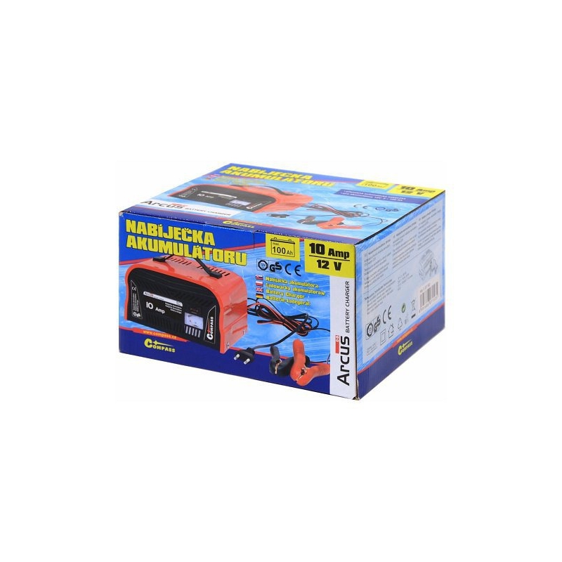 Ladegerät 10Amp 12V TÜV/GS ARCUS