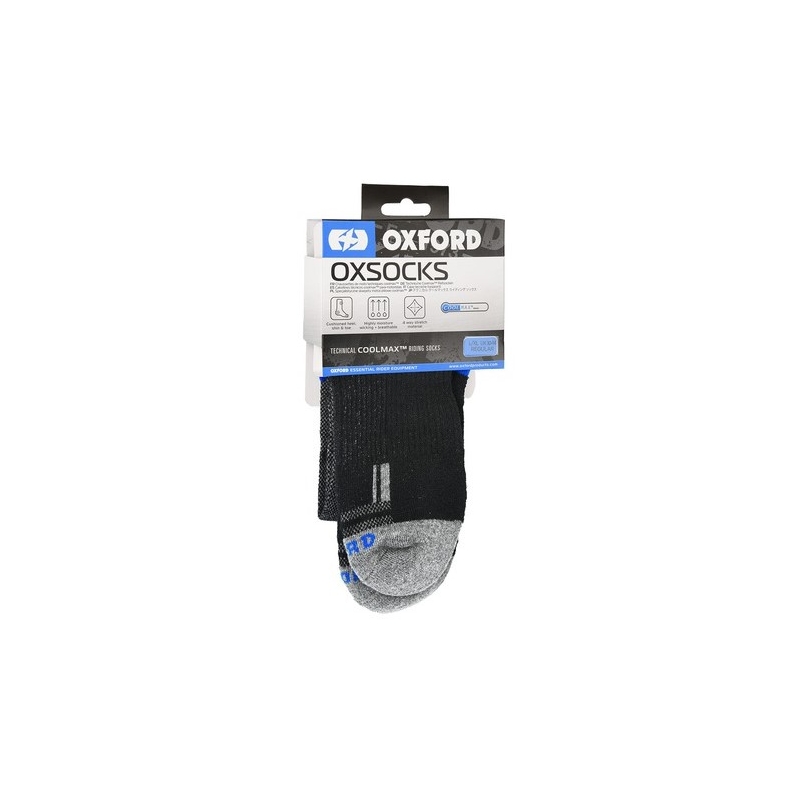 Oxford COOLMAX® Socken grau-schwarz-blau
