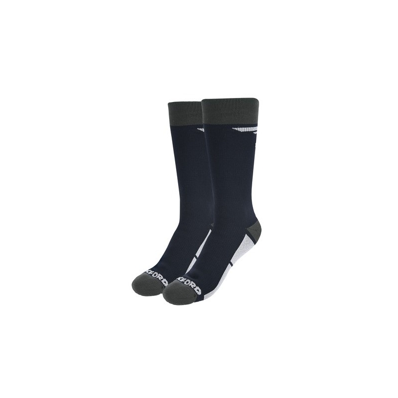 Wasserdichte Oxford-Socken mit Klimamembran schwarz