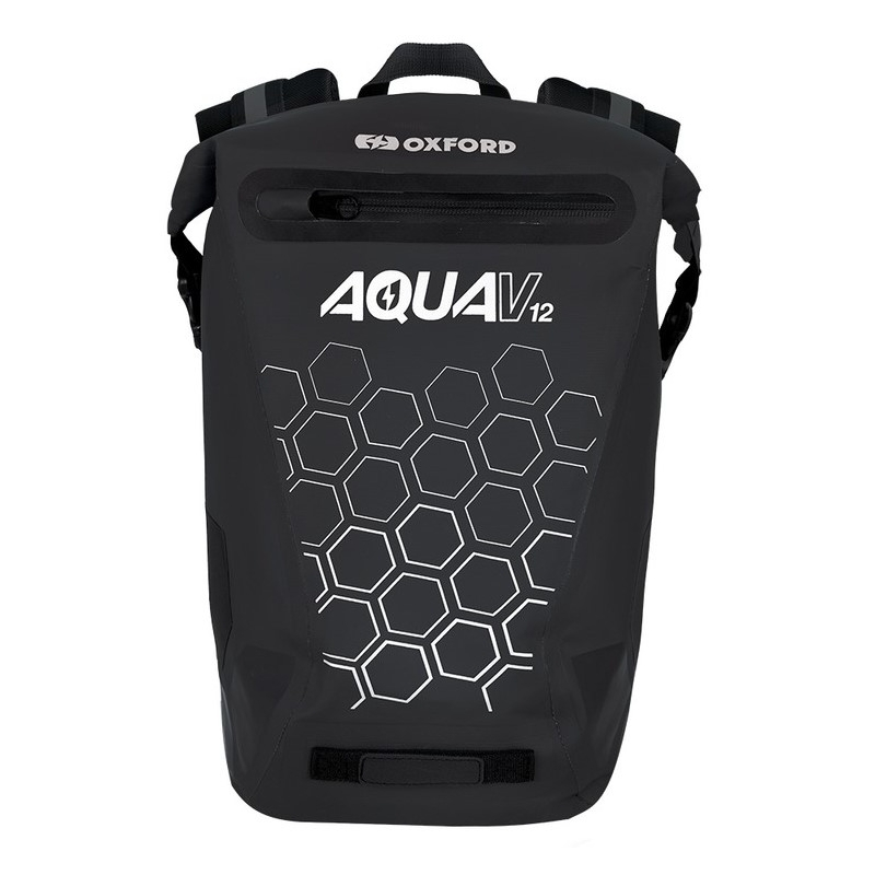 Wasserdichter Rucksack Oxford AQUA V12 schwarz 12 l