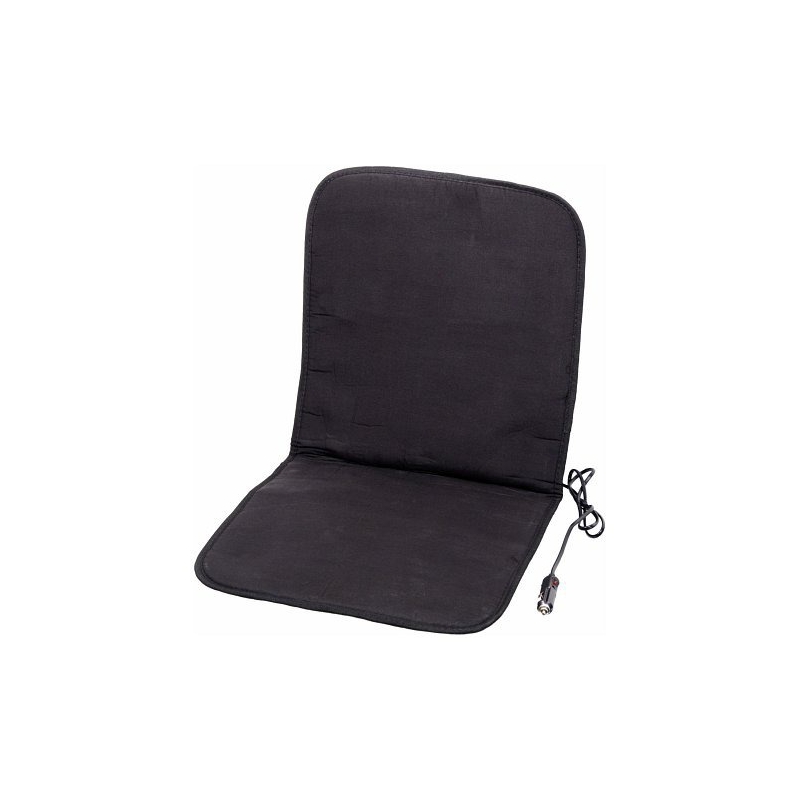 Beheizter Sitzbezug mit Thermostat 12V - schwarz