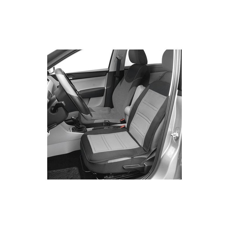 Beheizter Sitzbezug mit Thermostat 12V LADDER grau