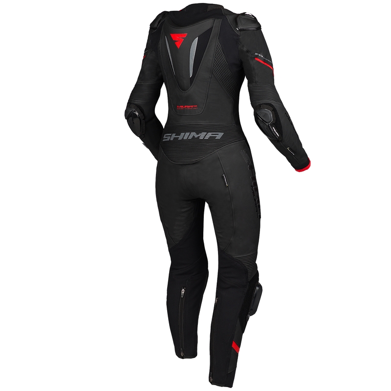 Damen-Einteiler Shima Miura RS schwarz-rot