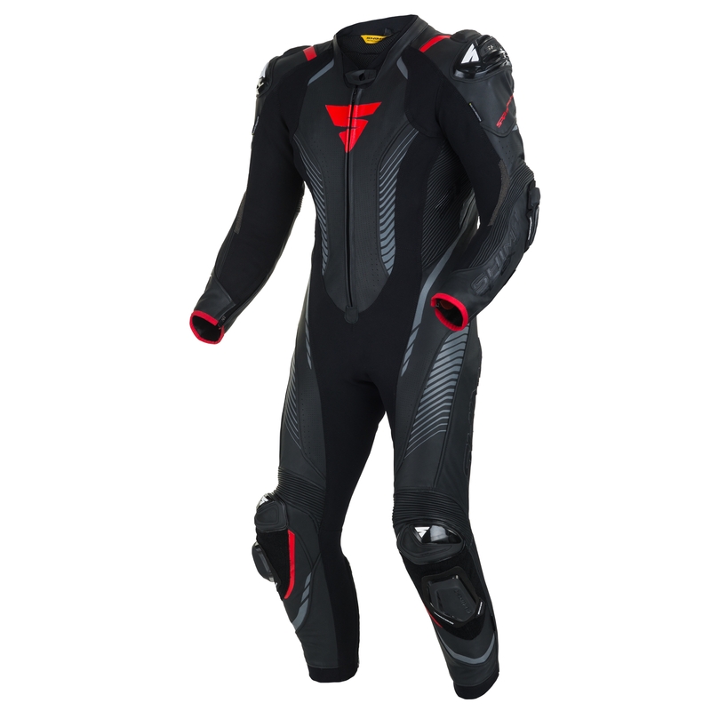 Einteilige Latzhose Shima Apex RS schwarz-rot Ausverkauf