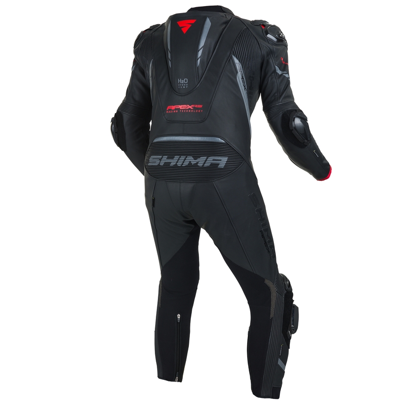 Einteilige Latzhose Shima Apex RS schwarz-rot Ausverkauf