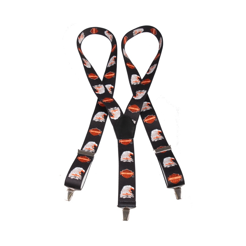 Hosenträger mit Harley-Davidson-Adler-Motiv