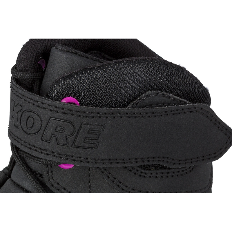 Kore Velcro 2.0 Motorradstiefel für Frauen Schwarz und Lila
