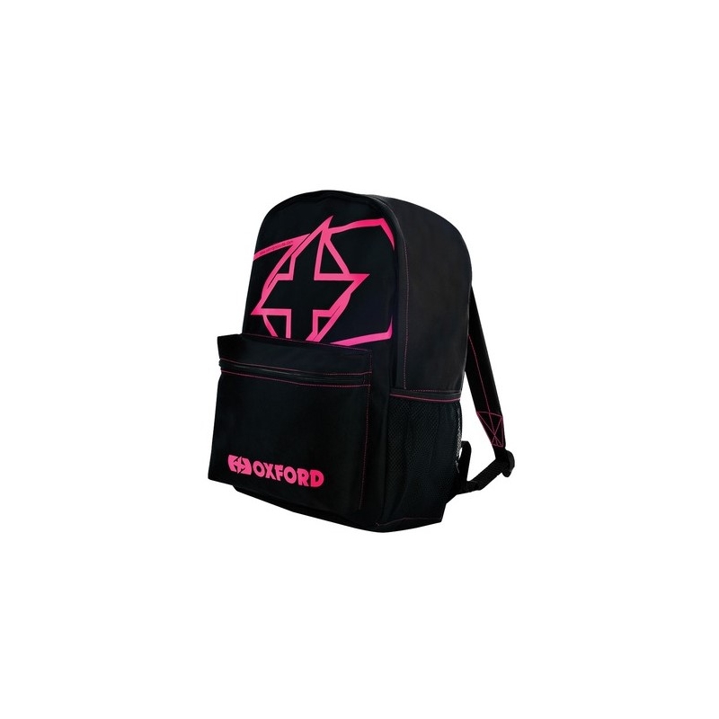 Rucksack Oxford X-Rider schwarz und rosa