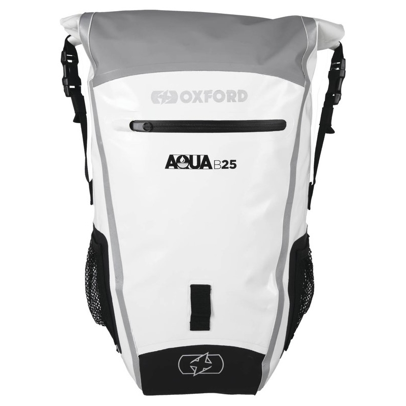 Wasserdichter Rucksack Oxford Aqua B25 grau und weiß 25 l