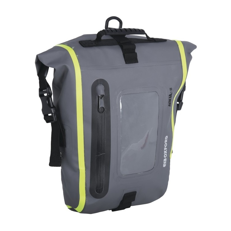 Tankrucksack für Motorrad Oxford Aqua M8 schwarz-grau-fluo gelb