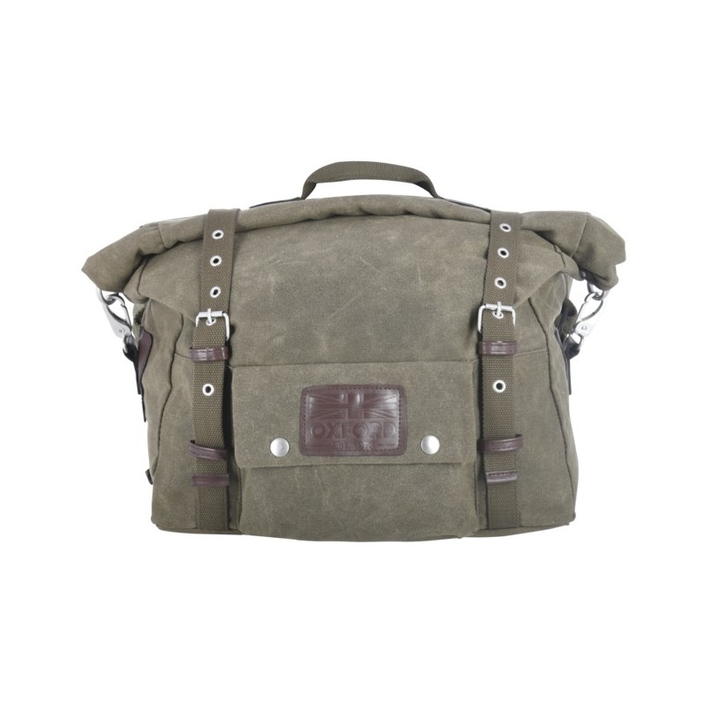 Oxford Heritage khaki grün 40l Motorrad Seitentaschen