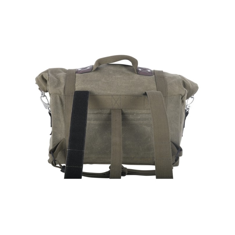 Oxford Heritage khaki grün 40l Motorrad Seitentaschen