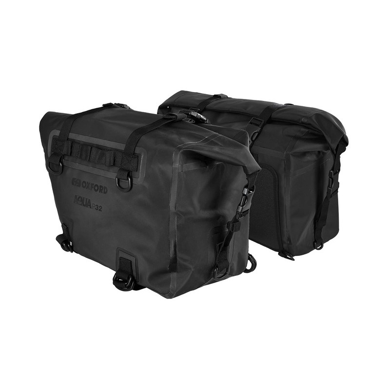 Oxford AQUA P32 schwarz 16 l Motorrad Seitenkoffer
