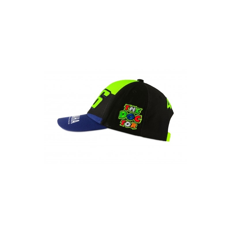 Kindermütze Valentino Rossi VR46 YAMAHA blau-schwarz-gelb