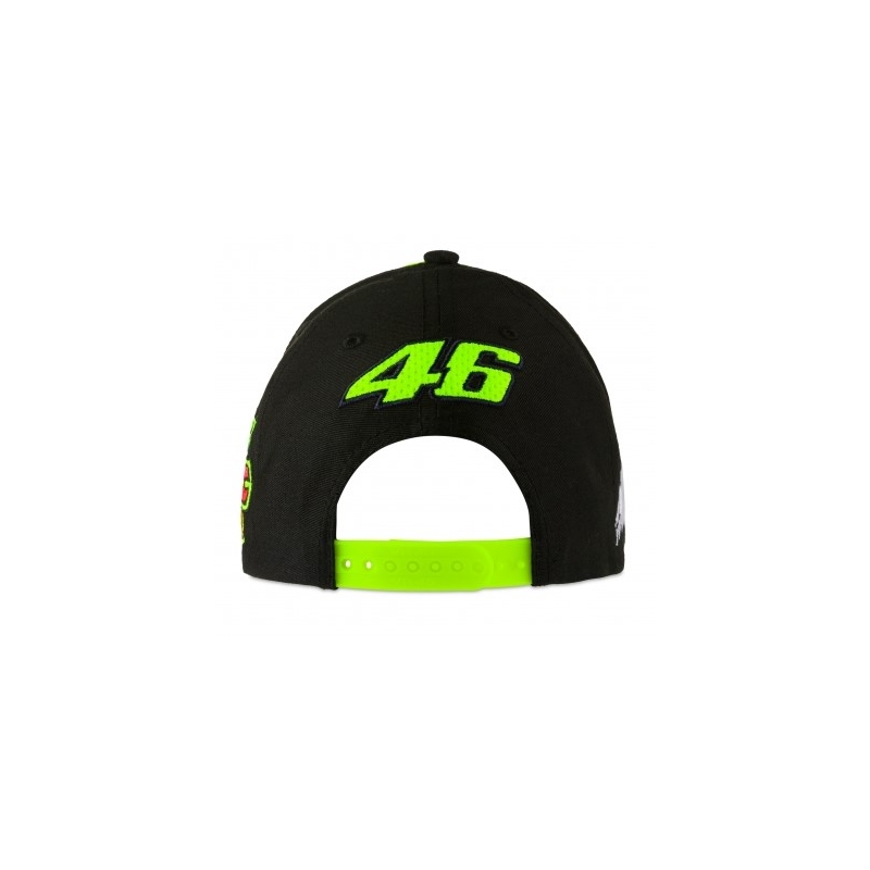 Kindermütze Valentino Rossi VR46 YAMAHA blau-schwarz-gelb