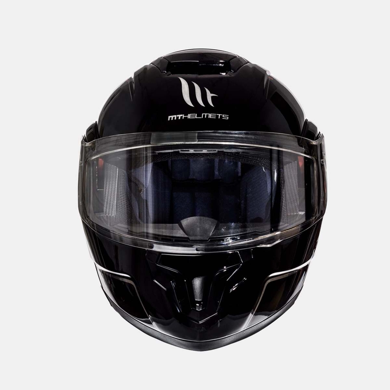 MT Atom Motorradhelm schwarz - Klasse II