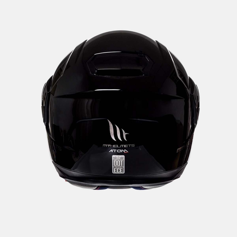 MT Atom Motorradhelm schwarz - Klasse II