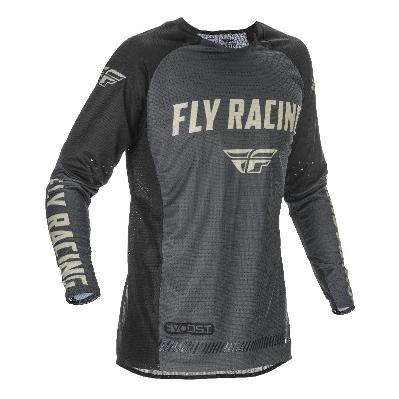 Motocross Trikot FLY Racing Evolution 2021 schwarz-grau