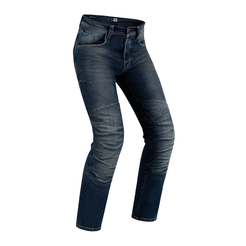 PMJ Vegas Dunkelblaue Motorradjeans Ausverkauf