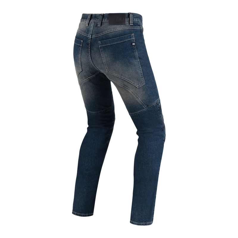 PMJ Dallas Blaue Motorradjeans Ausverkauf