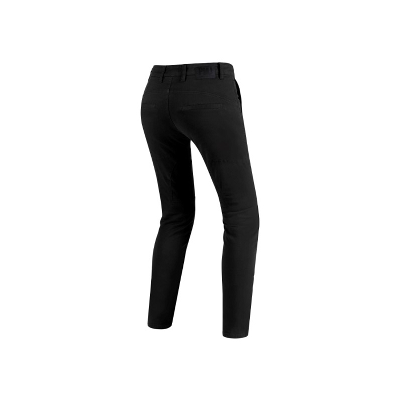 Damen Motorradjeans PMJ Santiago schwarz Ausverkauf