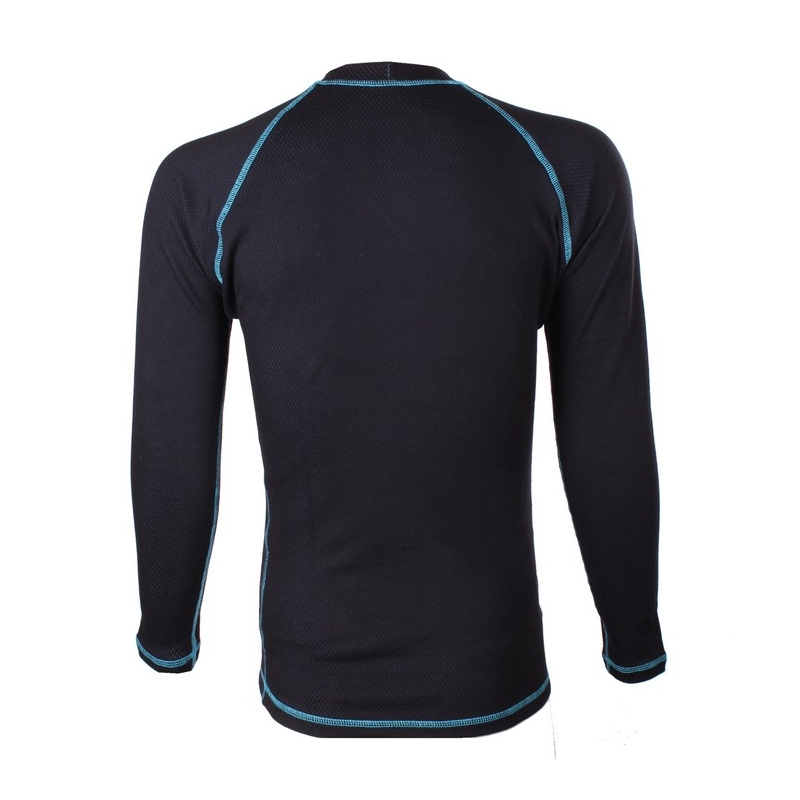 Thermoshirt RSA Heat, schwarz-blau, langärmlig