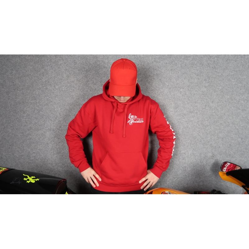 Sweatshirt Fangen Sie mich, wenn Sie können rot