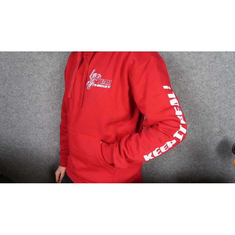 Sweatshirt Fangen Sie mich, wenn Sie können rot