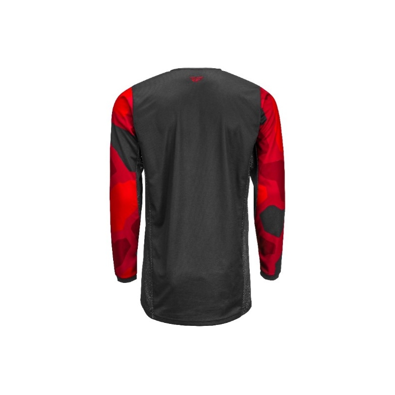 Motocross Trikot FLY Racing Kinetic K221 2021 rot und schwarz