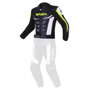 Herrenjacke RSA Blade schwarz-weiß-fluo gelb Ausverkauf