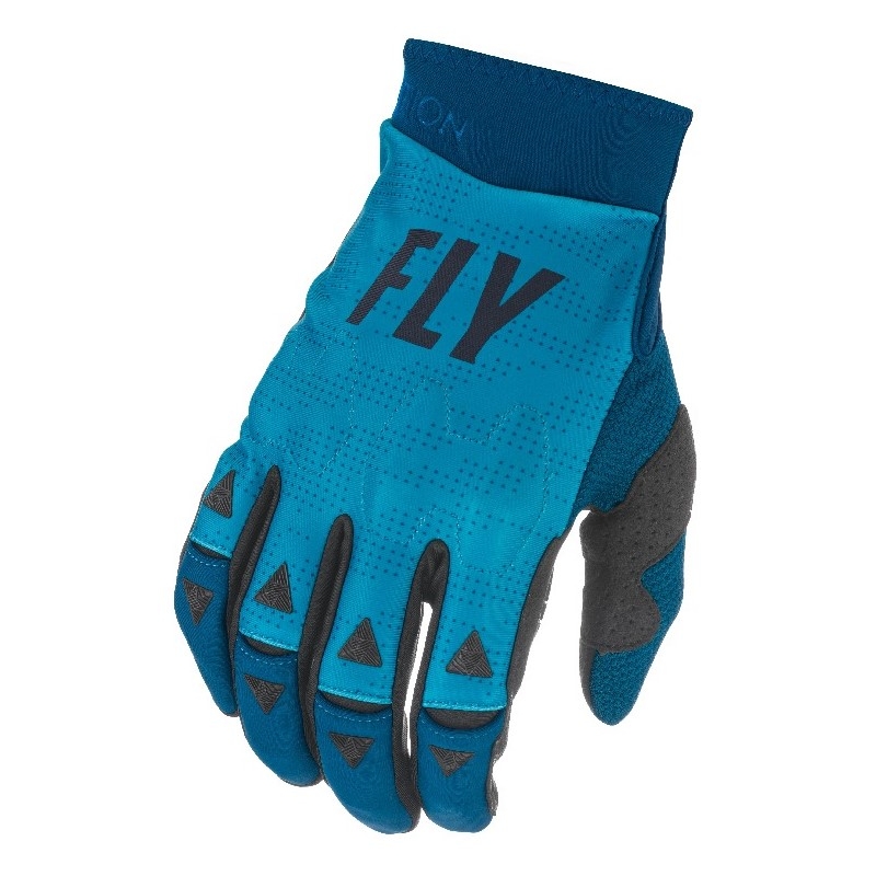 Motocross-Handschuhe FLY Racing Evolution 2021 blau-schwarz