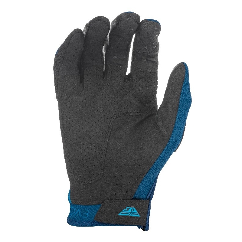 Motocross-Handschuhe FLY Racing Evolution 2021 blau-schwarz
