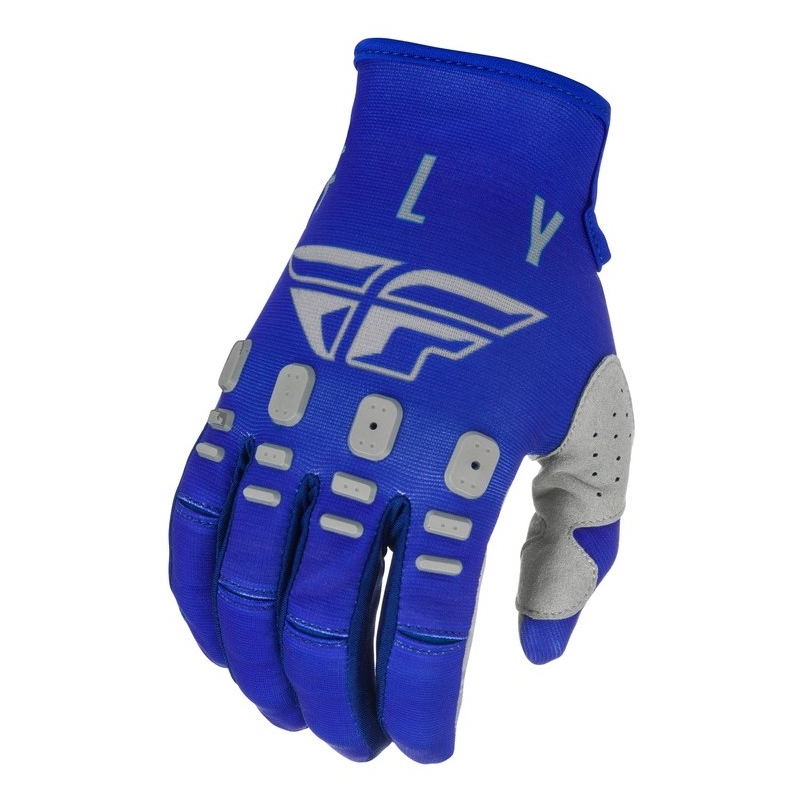 Motocross-Handschuhe FLY Racing Kinetic K121 blau-grau