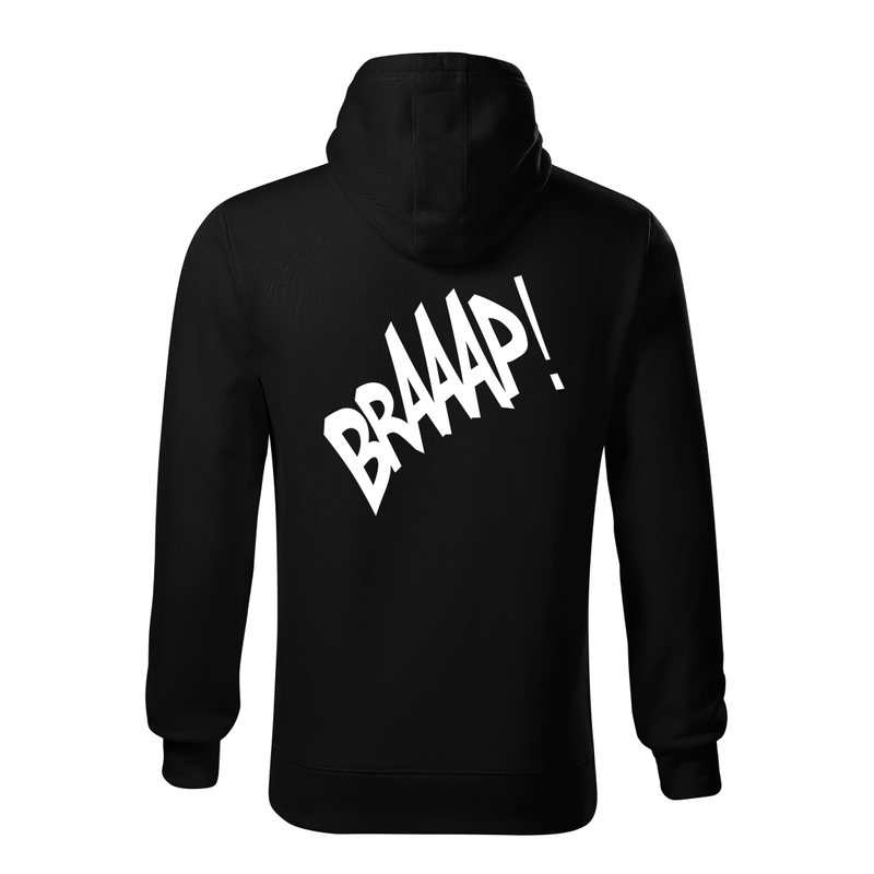 Herren-Kapuzenpullover SUPERMOTO schwarz