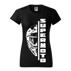 Damen-T-Shirt SUPERMOTO schwarz