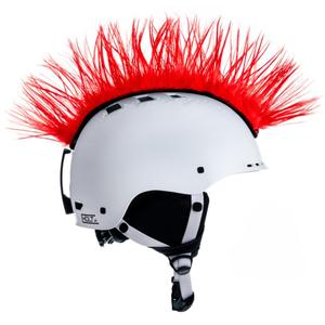 Mohawk Helm Helmkappe rot