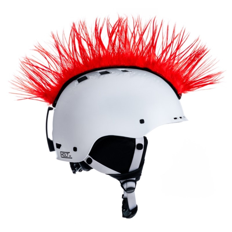 Mohawk Helm Helmkappe rot