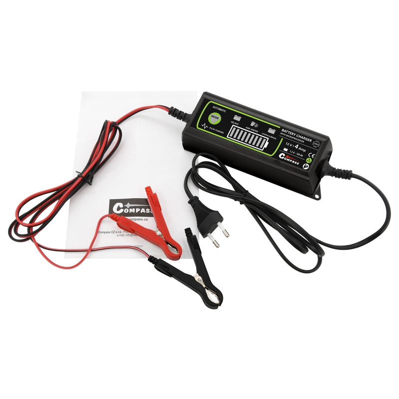 Batterieladegerät 12V 4Amp PB/GEL/AGM/LiFePO4
