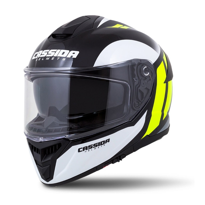 Integralhelm Cassida Integral GT 2.0 Ikon schwarz-weiß-grau-fluo gelb